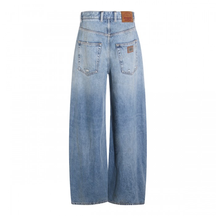 BLUE COTTON DENIM JEANS 2