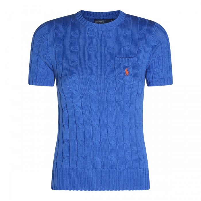 BLUE COTTON KNITWEAR