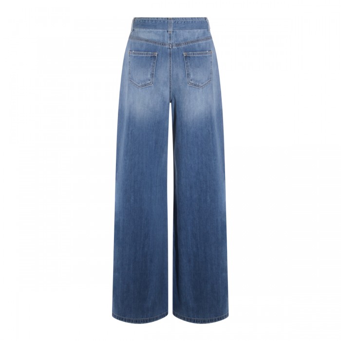 BLUE COTTON DENIM JEANS 2