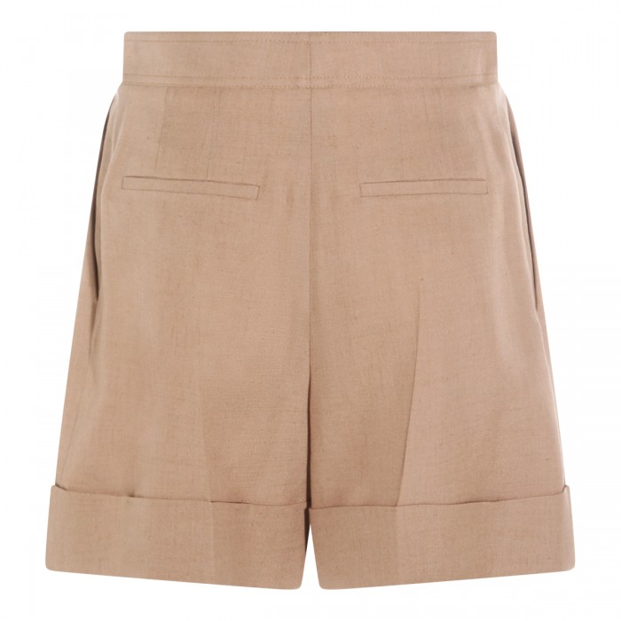 BEIGE COTTON SHORTS 2