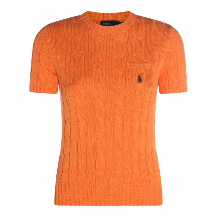 ORANGE COTTON KNITWEAR