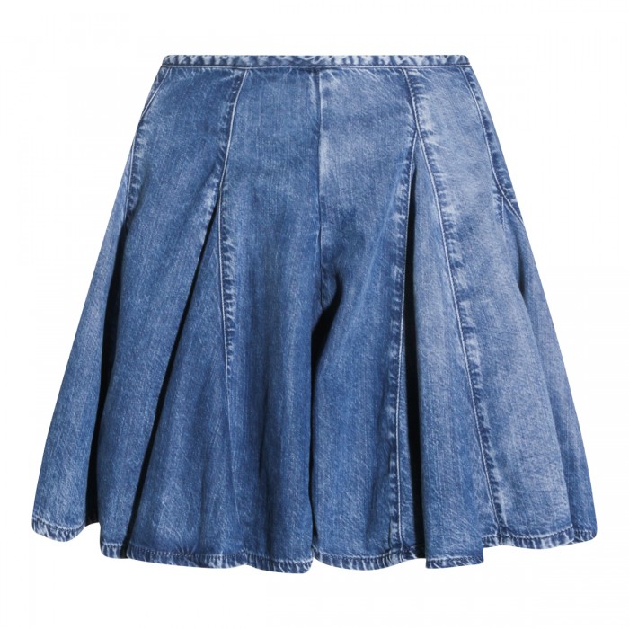 BLUE COTTON SKIRT