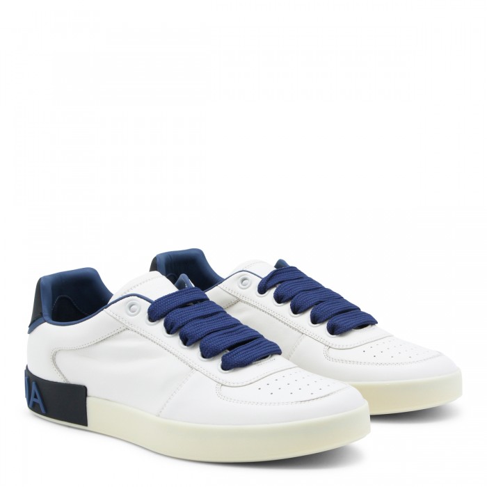 WHITE AND BLUE LEATHER... 2