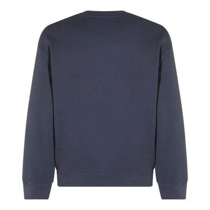 SHADOW BLUE COTTON SWEATSHIRT 2