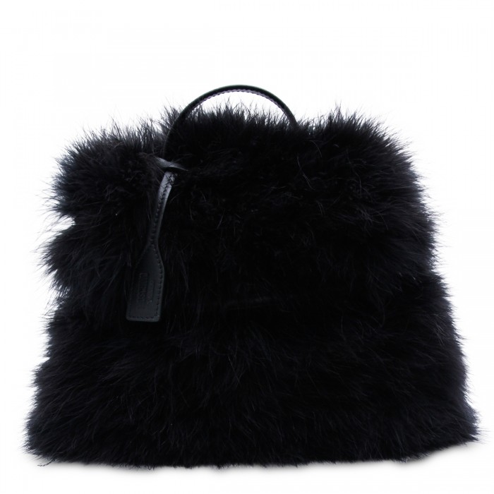 BLACK TOP HANDLE BAG