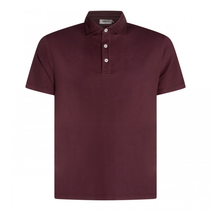 BROWN COTTON POLO SHIRT
