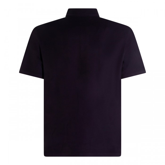BLACK COTTON POLO SHIRT 2