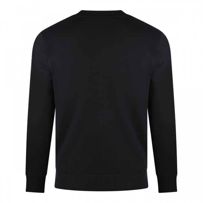 BLACK COTTON SWEATSHIRT 2