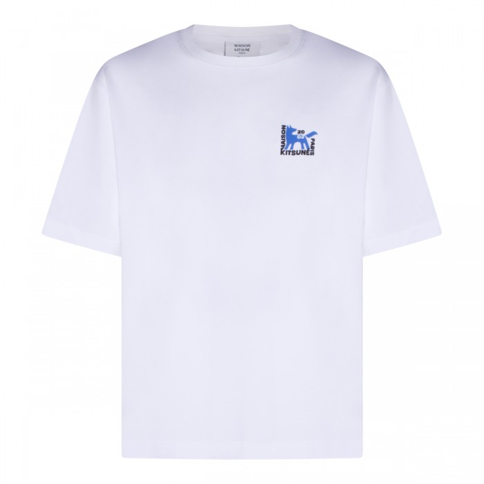 WHITE COTTON T-SHIRT