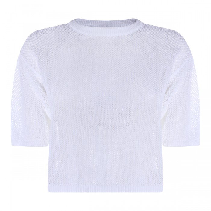 WHITE COTTON KNITWEAR
