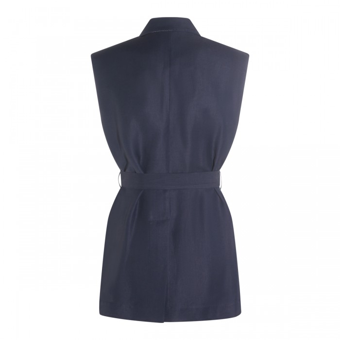 DARK BLUE VISCOSE TOP 2