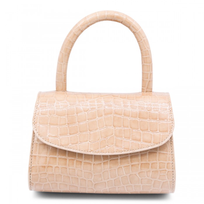 LIGHT TAN MINI 2.0 CROCO...