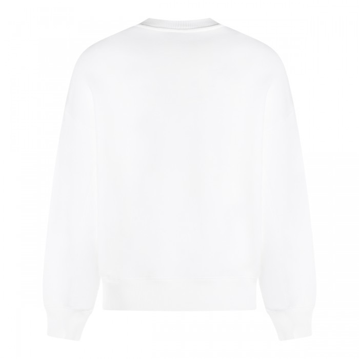 WHITE COTTON SWEATSHIRT 2