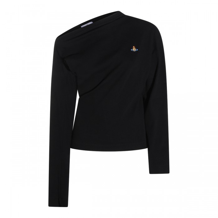 BLACK COTTON KNITWEAR