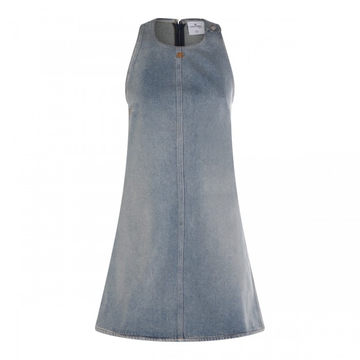 DENIM BLUE COTTON DRESS