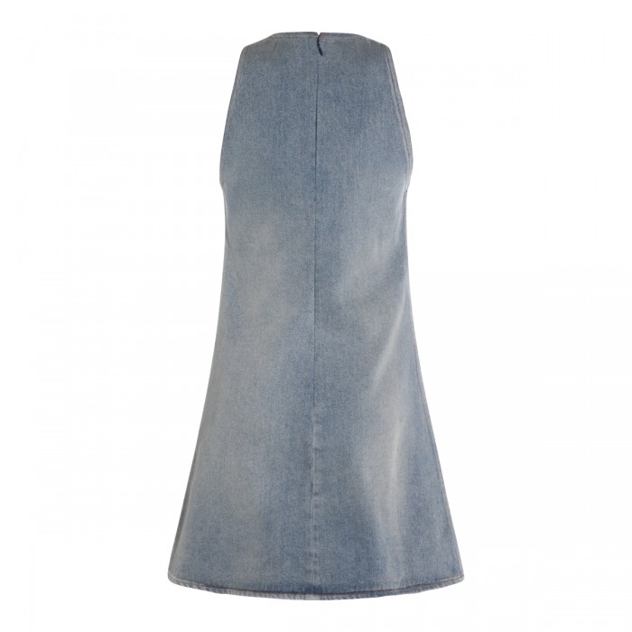 DENIM BLUE COTTON DRESS 2