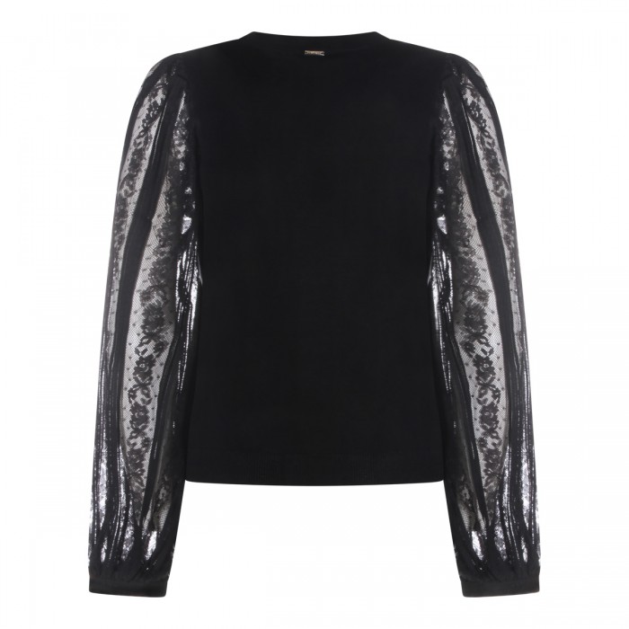 BLACK VISCOSE KNITWEAR 2