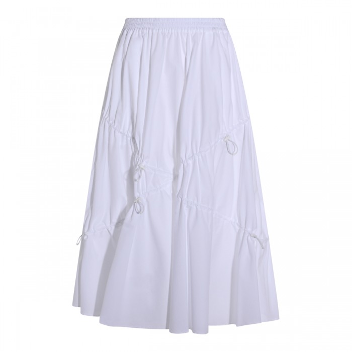 WHITE COTTON SKIRT