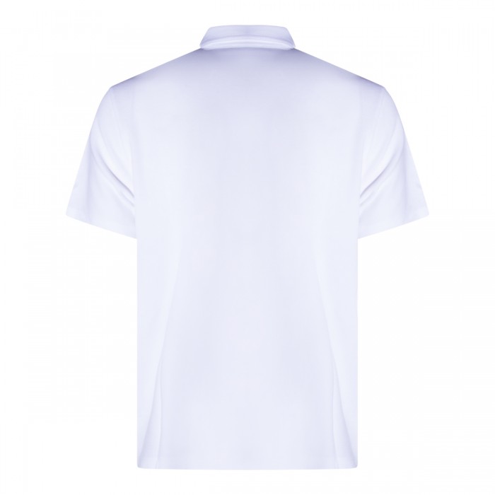 WHITE COTTON POLO SHIRT 2