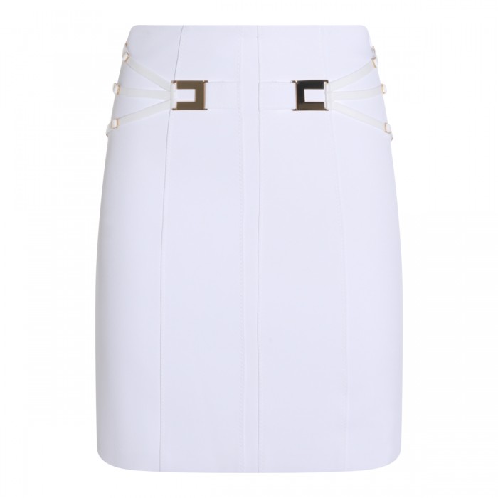 WHITE MINI SKIRT