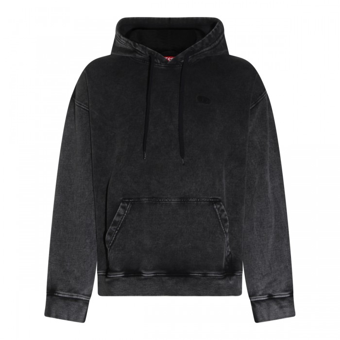 DARK GREY COTTON SWEATSHIRT