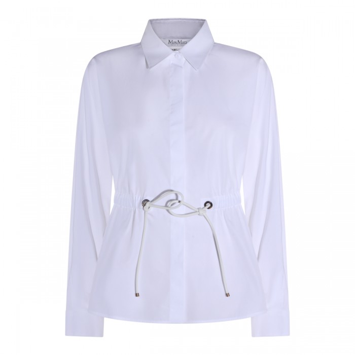 WHITE COTTON TAZZINA SHIRT