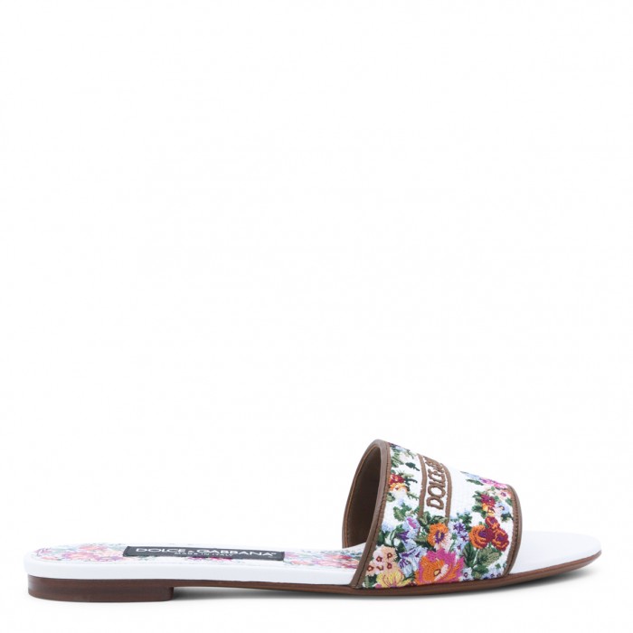 MULTICOLOR LEATHER FLAT