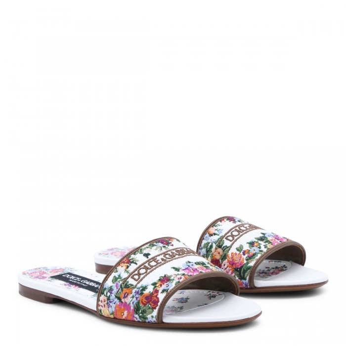 MULTICOLOR LEATHER FLAT 2