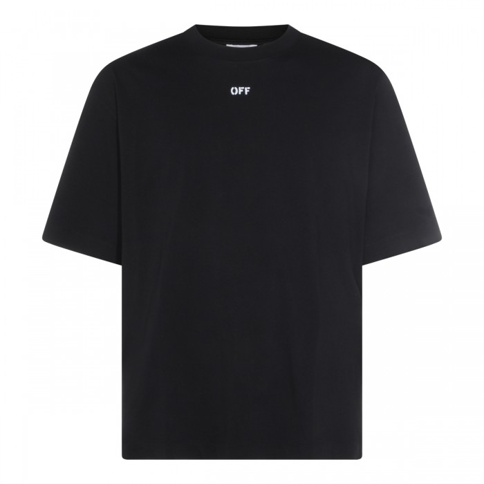 BLACK COTTON T-SHIRT