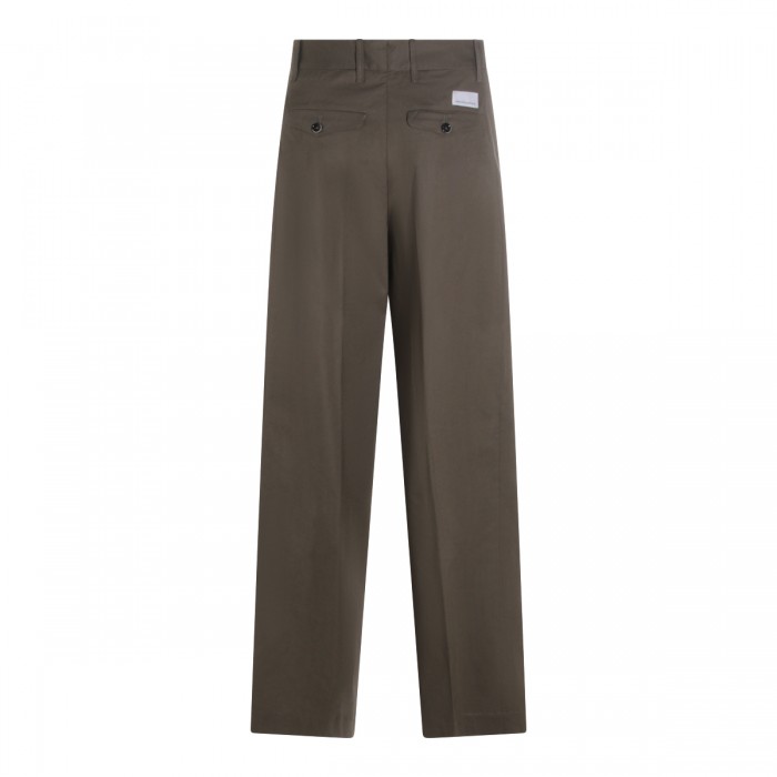 BROWN COTTON JEANS 2