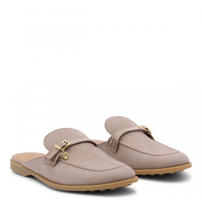 BEIGE LEATHER LOAFERS 2