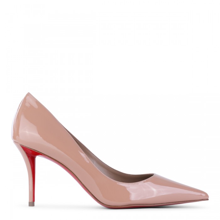 BLUSH PATENT CALF LEATHER...