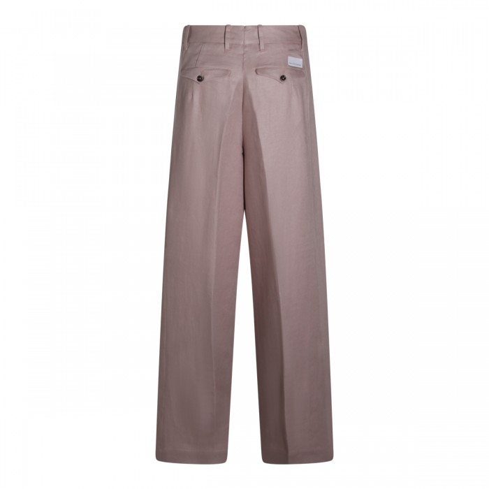 BROWN LINEN PANTS 2