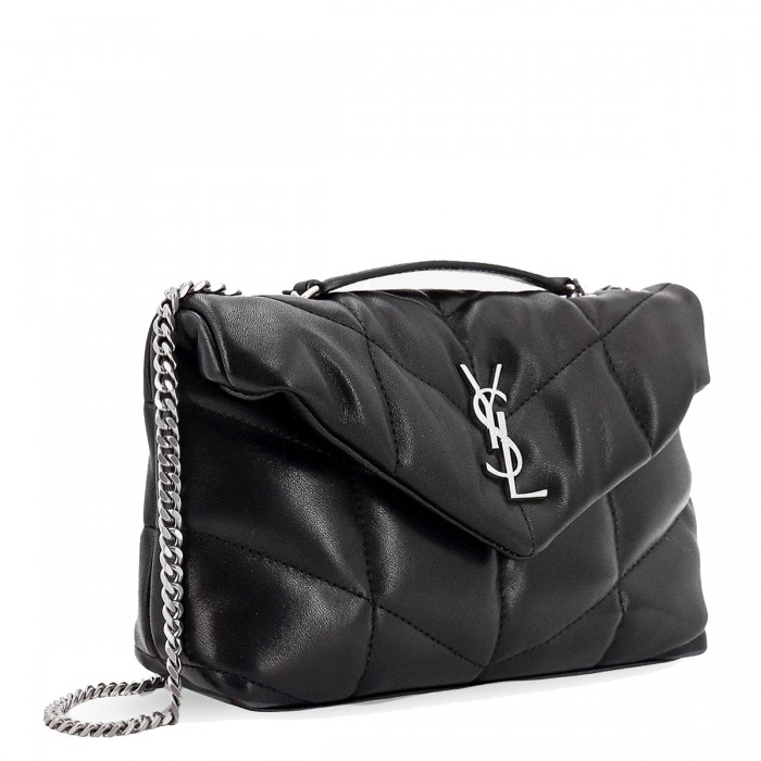 BLACK LEATHER MINI BAG 2