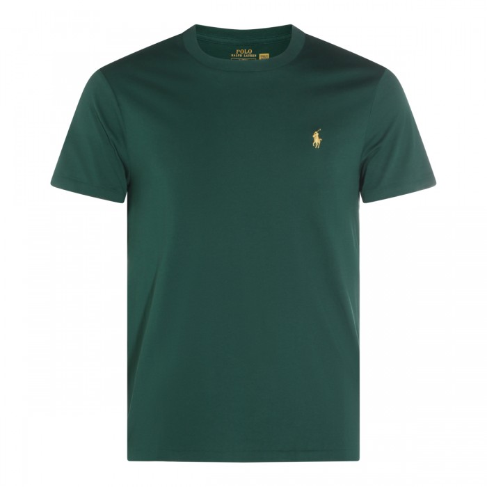 DARK GREEN COTTON T-SHIRT