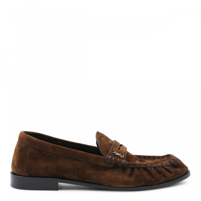 TOBACCO LEATHER LOAFERS