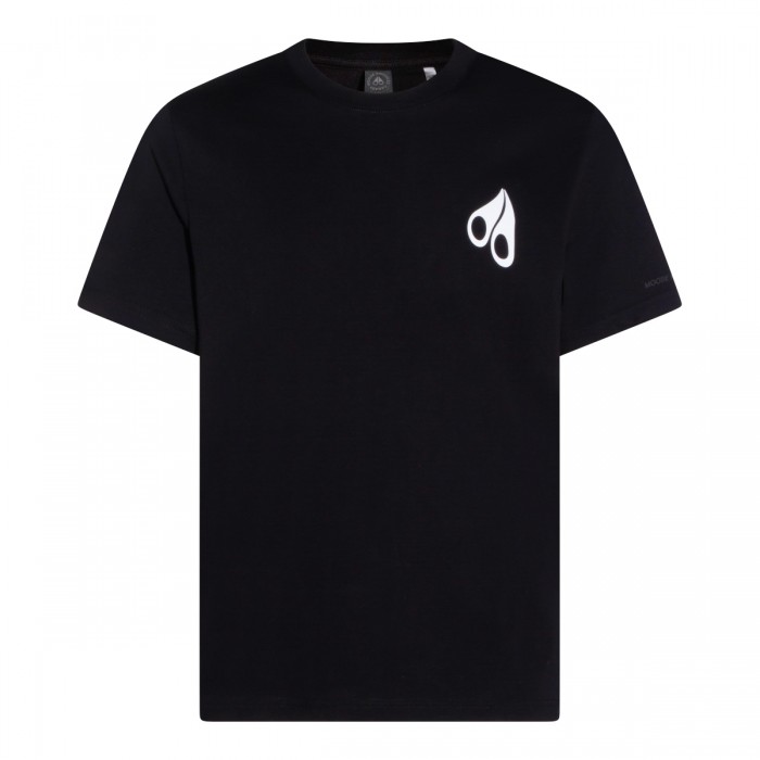 BLACK COTTON T-SHIRT