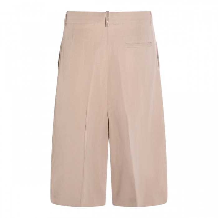 BEIGE VISCOSE SHORT 2