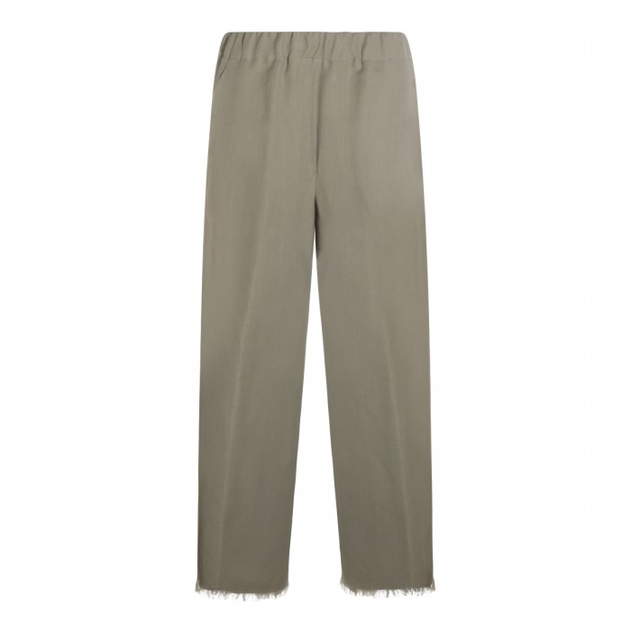 GREEN VISCOSE PANT