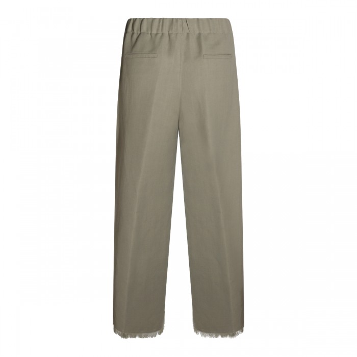 GREEN VISCOSE PANT 2