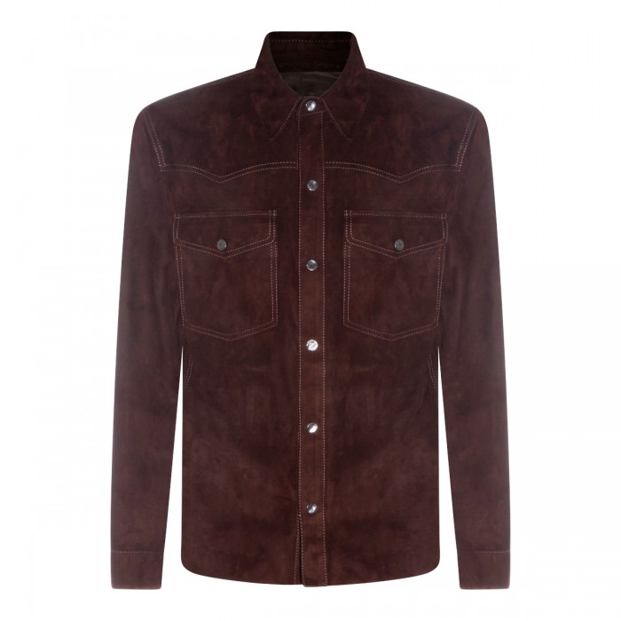 BROWN LEATHER JACKET