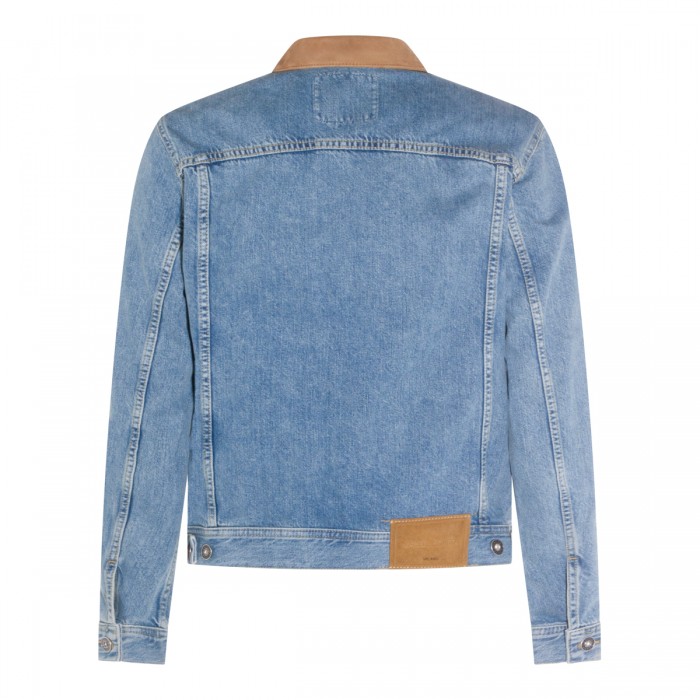 LIGHT BLUE COTTON DENIM JACKET 2