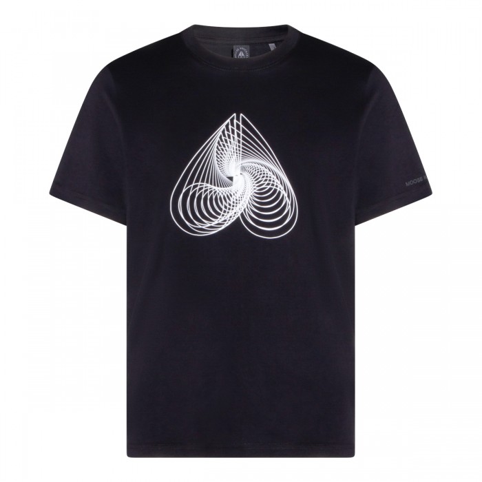 BLACK COTTON T-SHIRT