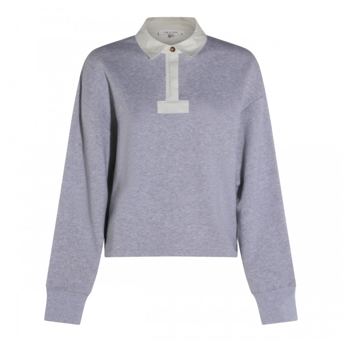 GREY COTTON SWEATSHIRT