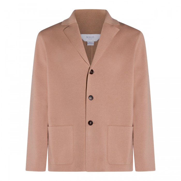 CAMEL COTTON BLAZER