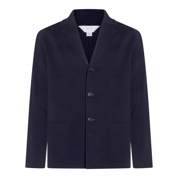 NAVY COTTON BLAZER
