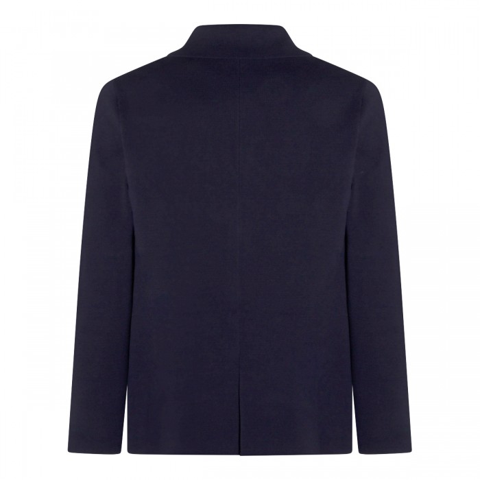 NAVY COTTON BLAZER 2