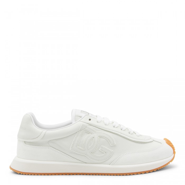 WHITE LEATHER SNEAKERS