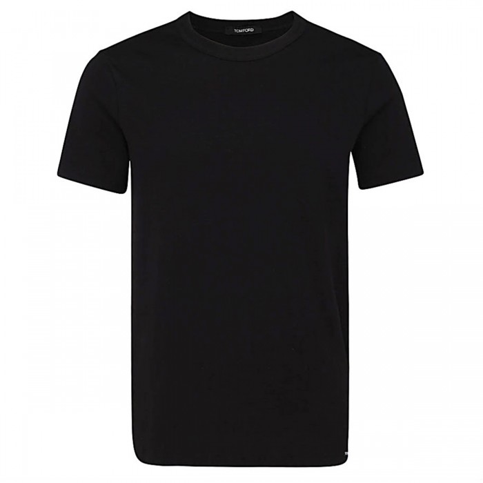 BLACK COTTON T-SHIRT