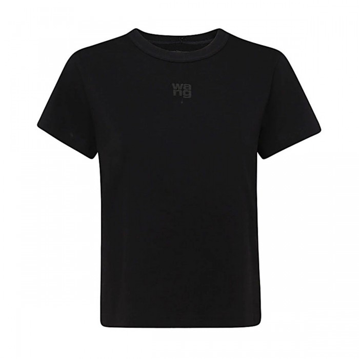 BLACK COTTON T-SHIRT